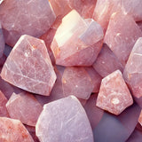 Raw Rose Quartz Healing Crystal.