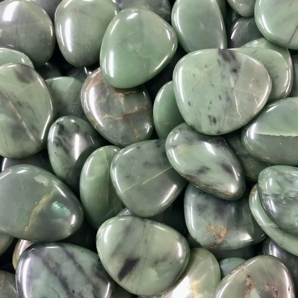 Green Prasem Quartz Smooth Stone Holistic Healing You